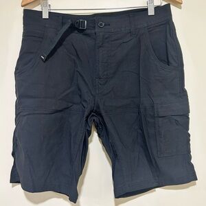 PrAna Men's Stretch Zion Short II Standard Fit in Black Size 32/10